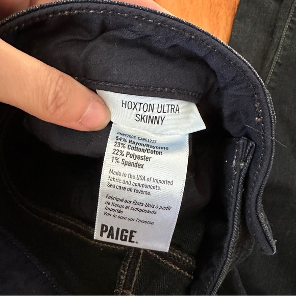 Paige Denim | Hoxton Ultra Skinny | Size 28 - Picture 2 of 6